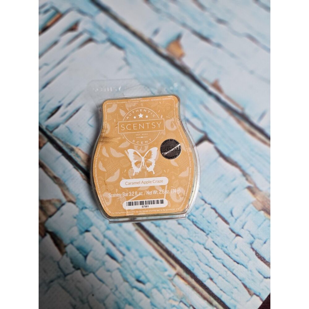 Scentsy Caramel Apple Craze Wax Bar Scent of the Month 2.6 oz New